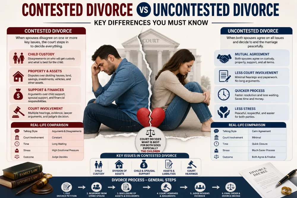 Contested divorce